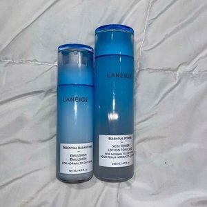 Laneige moisturizer and toner
